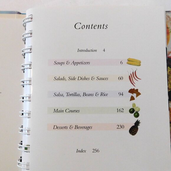 Cookshelf Mexican Mini Cookbook Recipes by Marlena Spieler 2004 Hardback Spiral - Picture 5 of 10